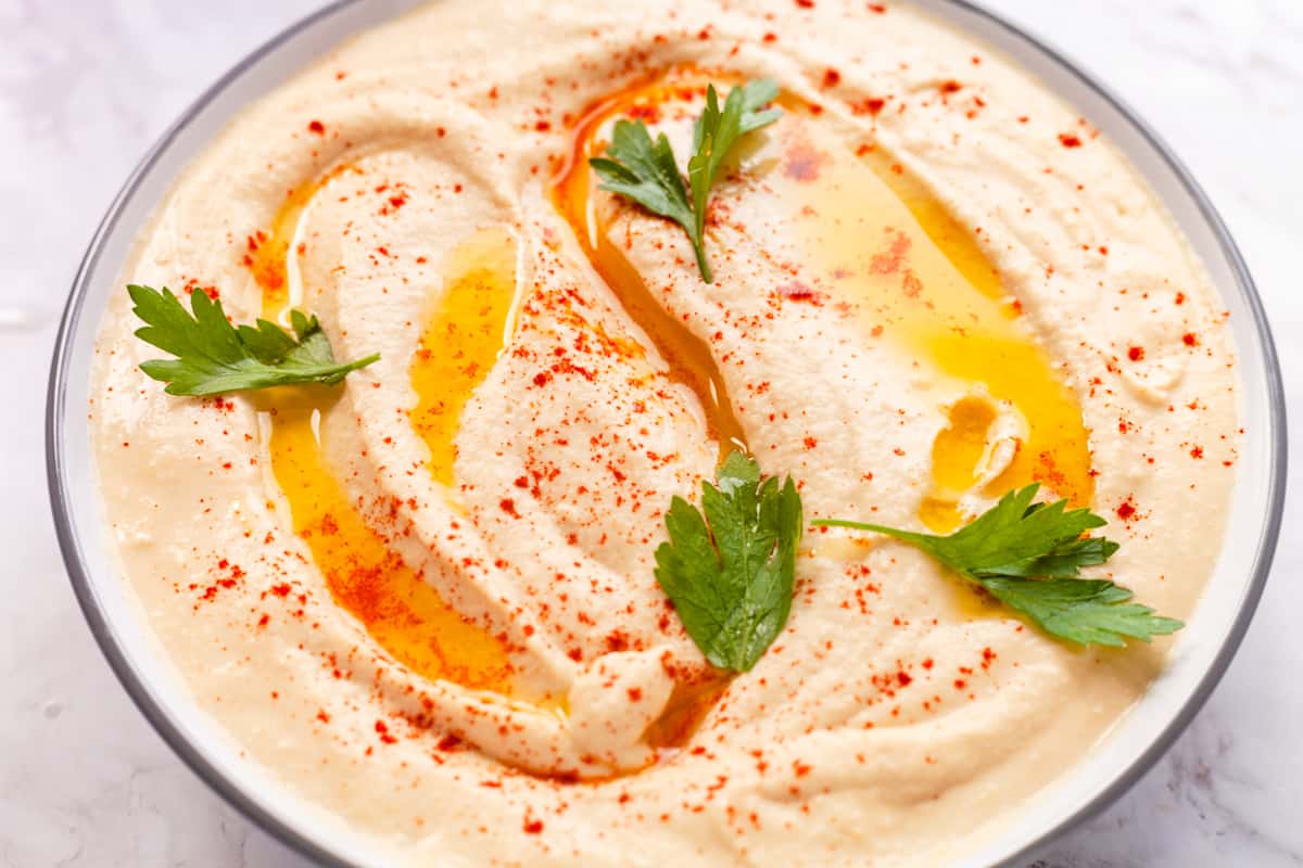 Roasted Garlic Preserved Lemon Hummus On Ty's Plate