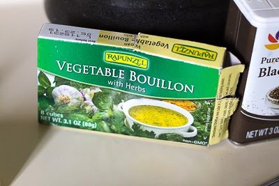 a box of vegetable stock base