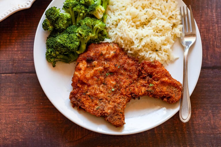 Milk Brined Southern Fried Pork Chops On Ty's Plate