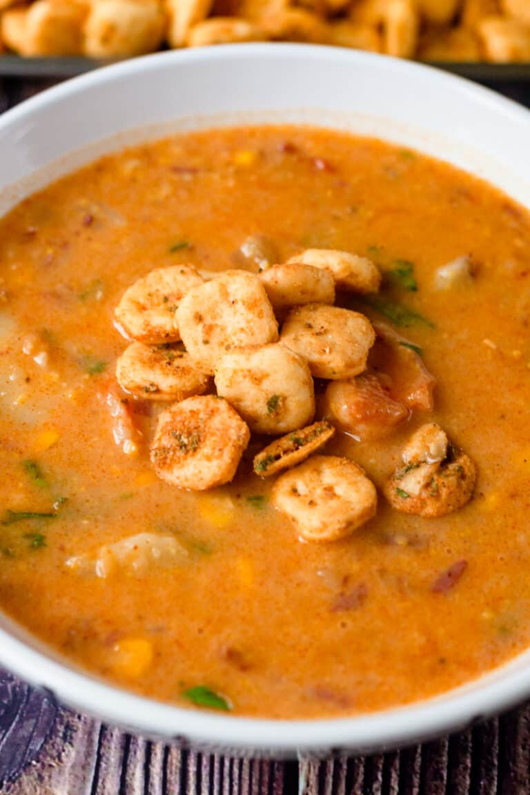 Seasoned Old Bay Oyster Crackers On Ty's Plate