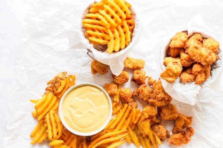 Copycat Chick-fil-A Nuggets and Chick-fil-A Sauce