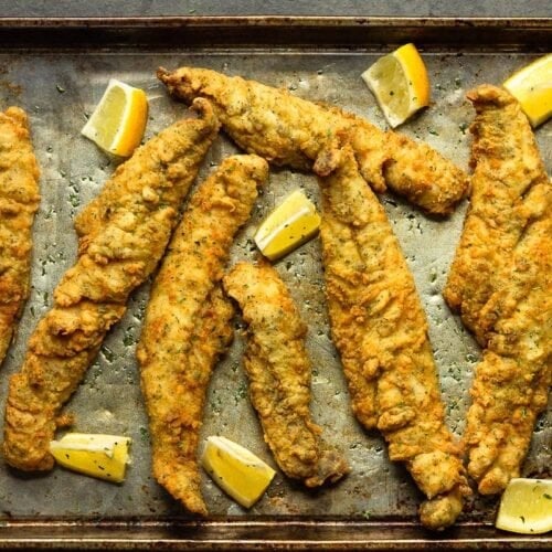 Southern Fried Whiting Fish On Ty's Plate