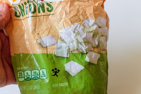 frozen onions