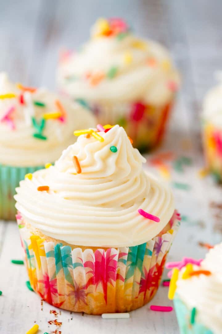 Almond Cream Cheese Buttercream On Ty's Plate