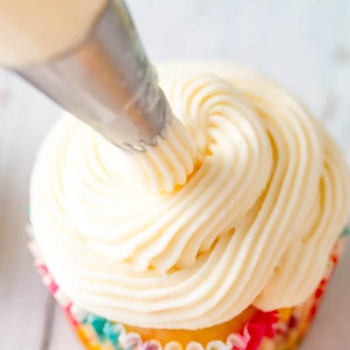 Almond Cream Cheese Buttercream On Ty's Plate