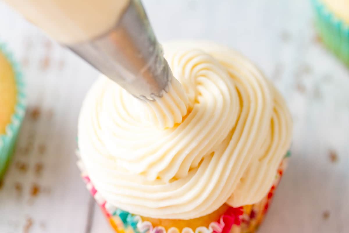 Almond Cream Cheese Buttercream On Ty's Plate