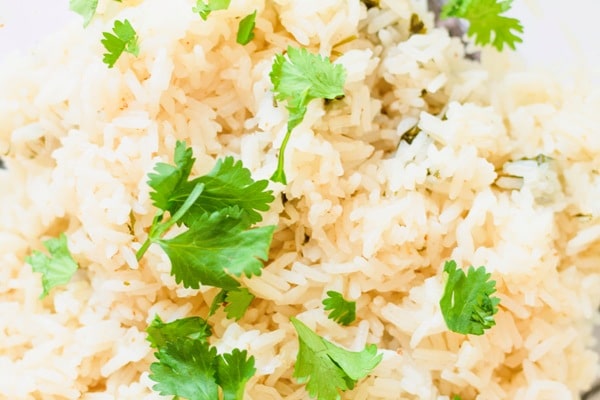 Close up rice