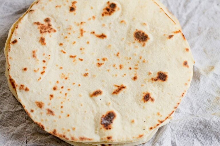 Soft Homemade Flour Tortillas