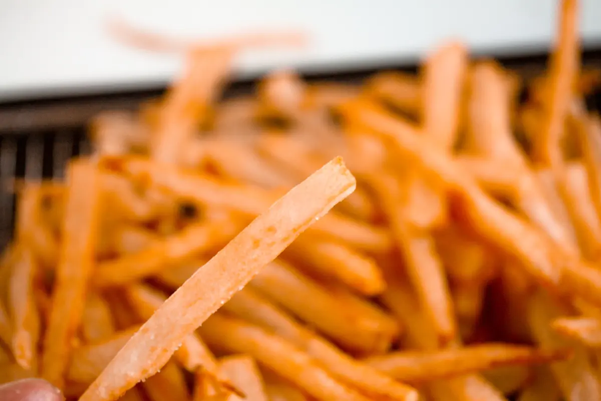 crisp fry example after second fry