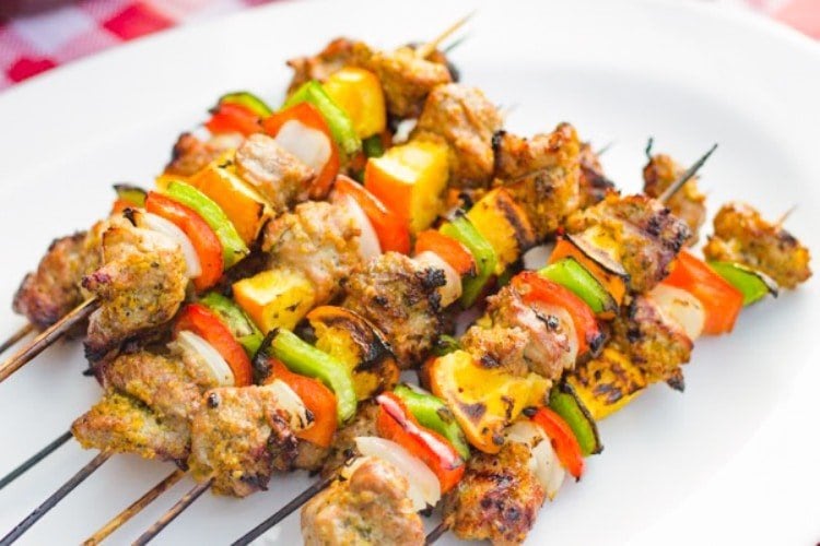 Citrus Soy Pork Tenderloin Kabobs