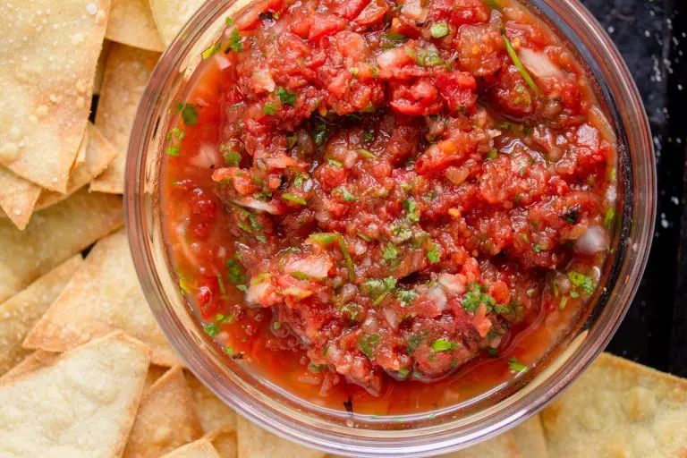 Easy Fire Roasted Blender Salsa