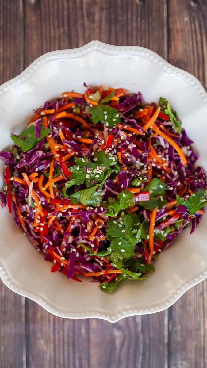 sesame ginger slaw