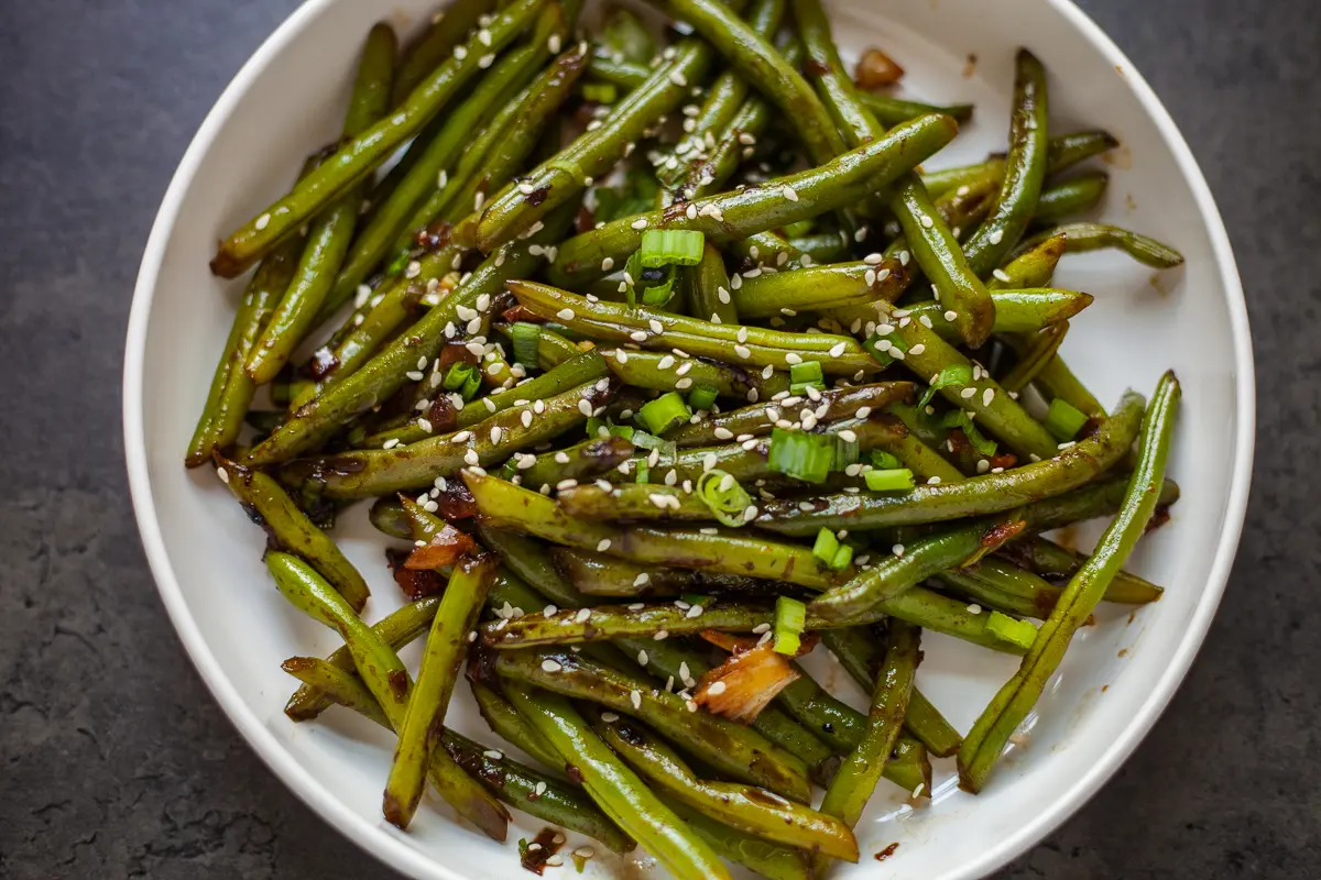 green bean stir fry