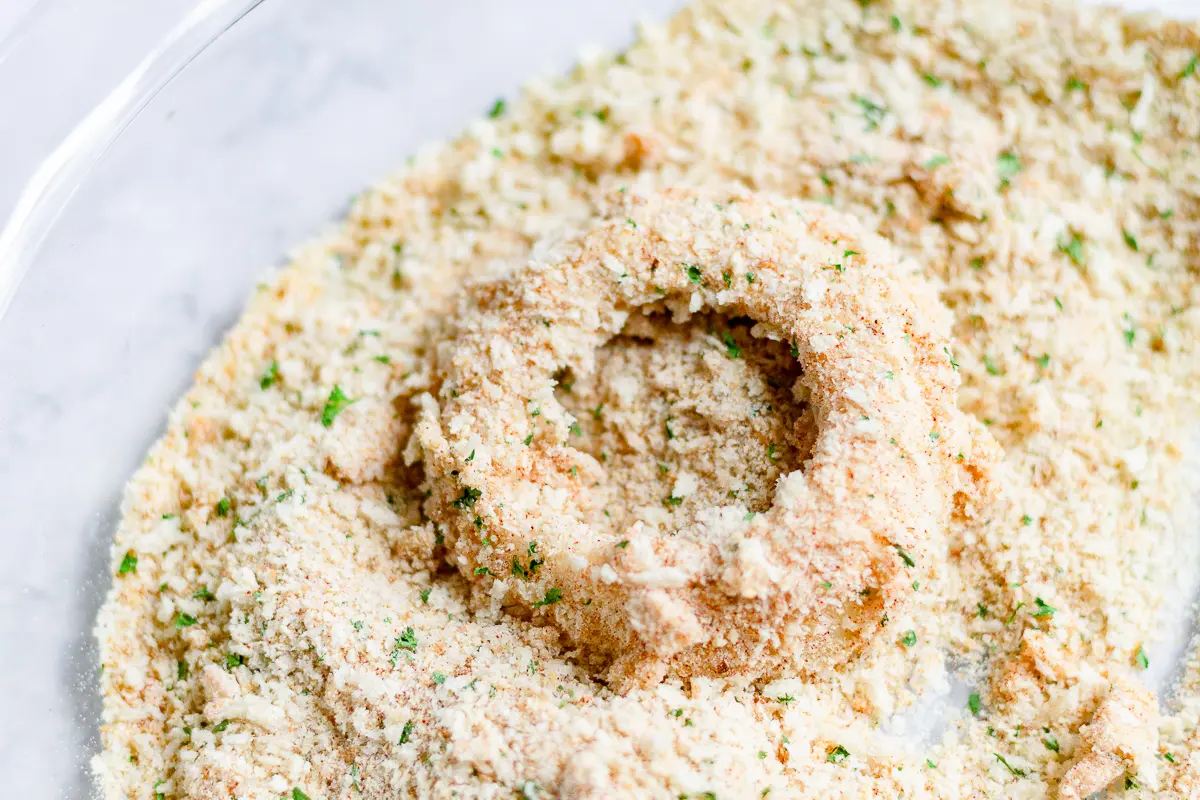 onion in bread batter