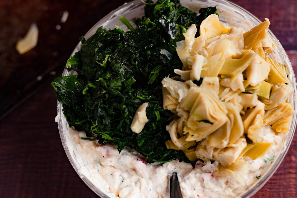 Warm Artichoke Spinach Dip - On Ty's Plate