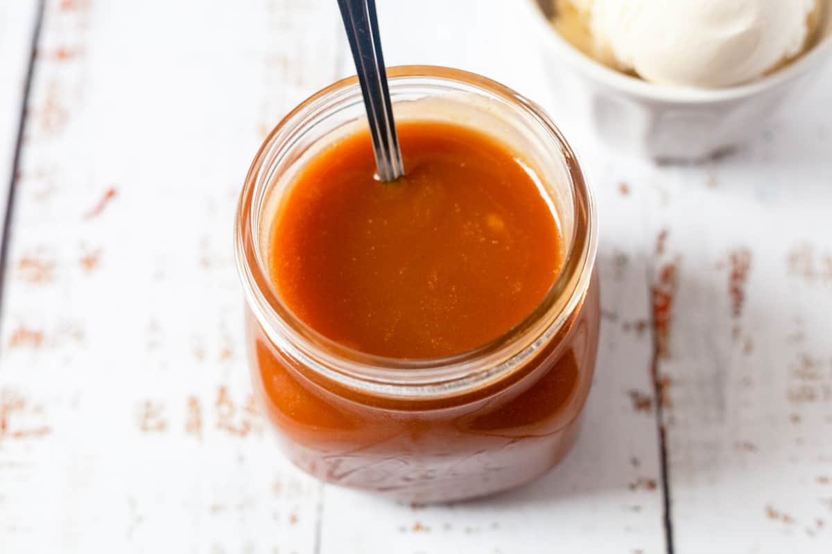 Easy Brown Sugar Caramel Sauce for Desserts On Ty's Plate