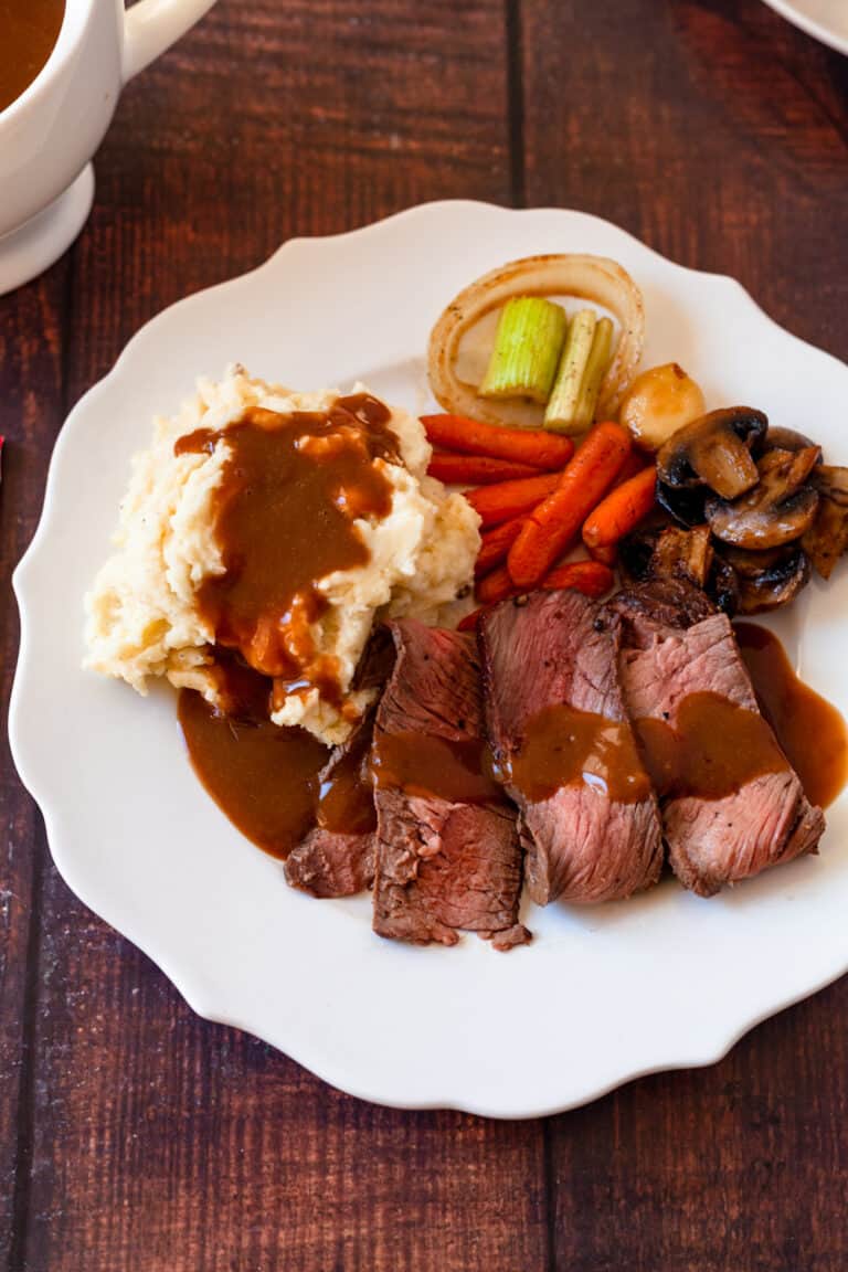 Easy London Broil How to Reverse Broil Top Round Roast On Ty's Plate