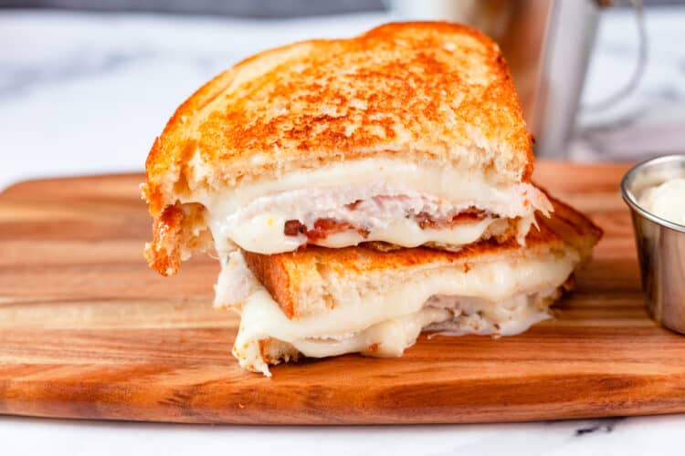 Turkey Grilled Cheese with Sage Mayo On Ty's Plate