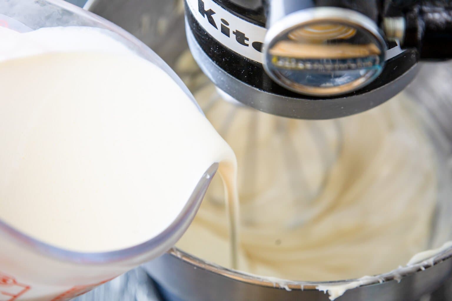Cream Cheese Whipped Cream Frosting On Ty's Plate